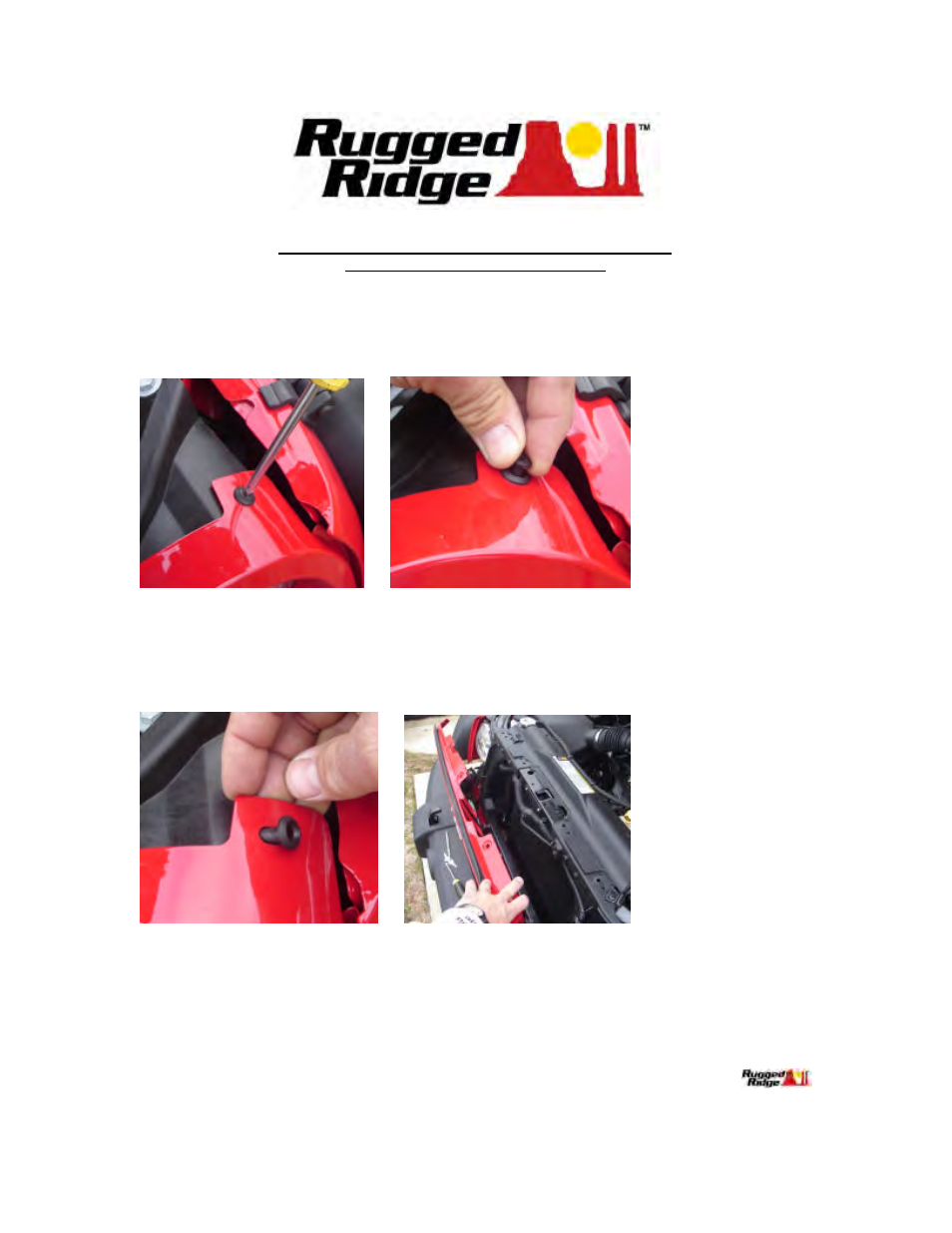 Rugged Ridge Headlight Euro Guard Kit, Stainless Steel, 07-14 Jeep Wrangler User Manual | 3 pages