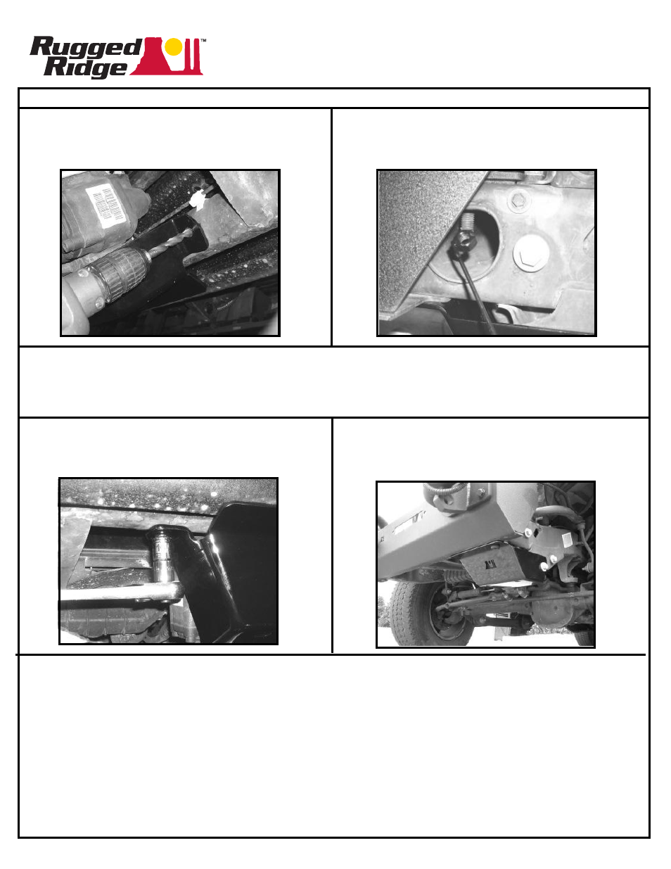 Rugged ridge limited warranty, 06 tj - lj steering skid plate | Rugged Ridge Steering Box Skid Plate, 97-06 Jeep Wrangler (TJ) User Manual | Page 2 / 2