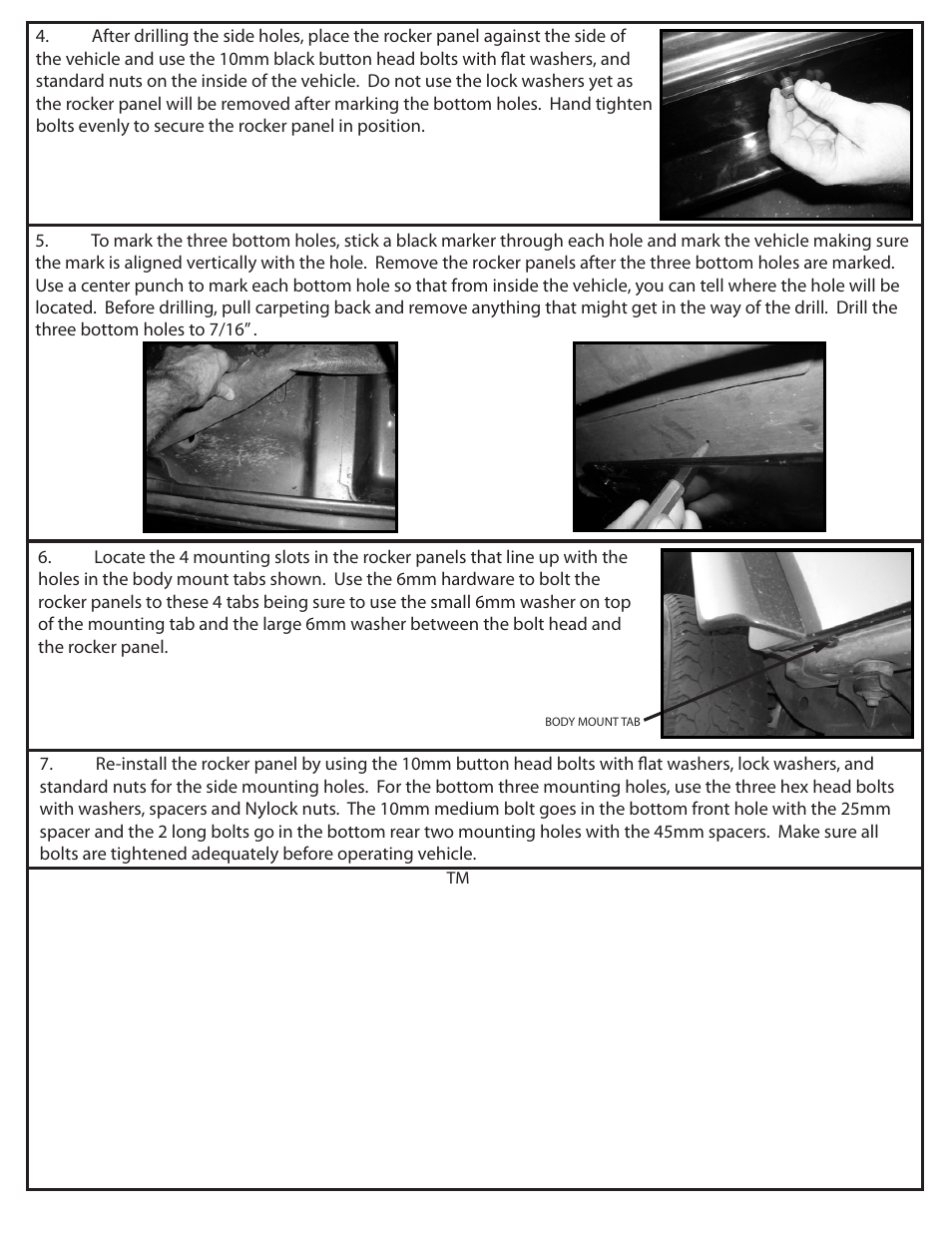 Rugged ridge limited warranty | Rugged Ridge Heavy Duty Side Rocker Guards, 04-06 Jeep Wrangler Unlimited (LJ) User Manual | Page 2 / 2