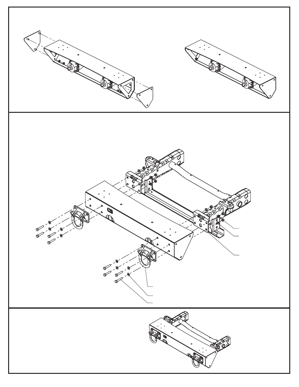Rugged Ridge XHD Non-Winch Mount Front Bumper, 07-14 Jeep Wrangler User Manual | Page 2 / 3