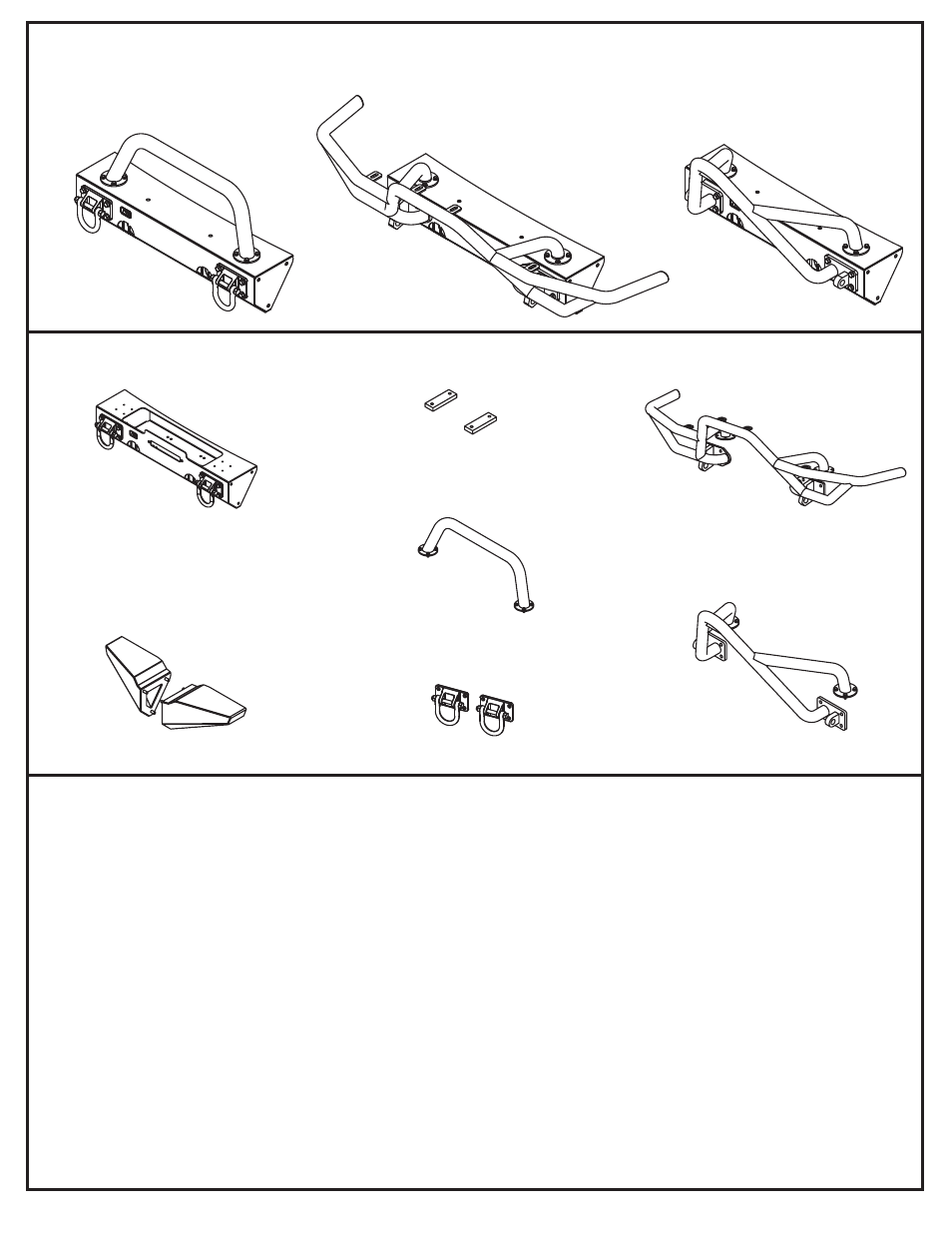Rugged Ridge XHD Non-Winch Mount Front Bumper, 07-14 Jeep Wrangler User Manual | Page 3 / 3