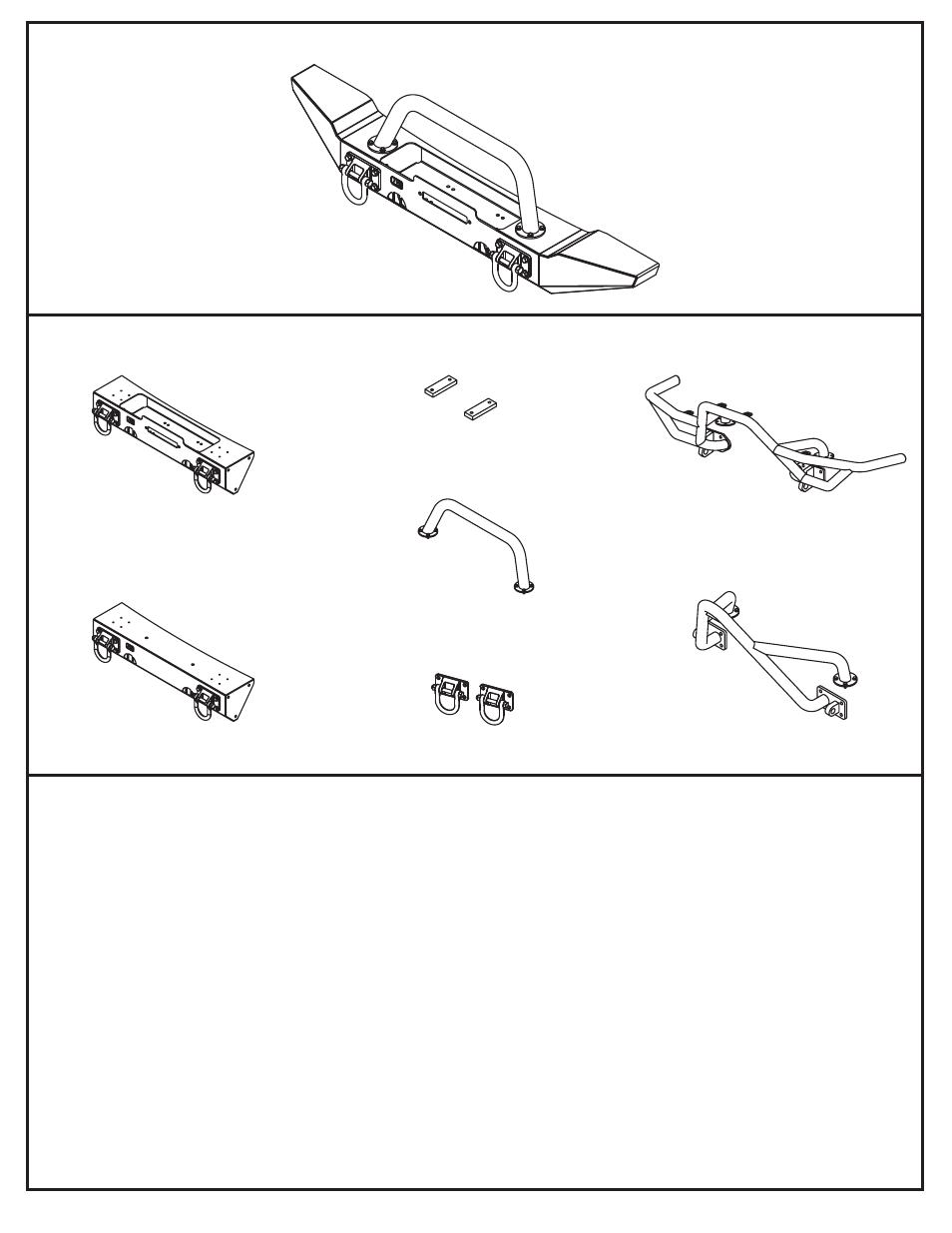 Rugged Ridge Standard Bumper Ends, XHD Modular Front Bumper User Manual | Page 2 / 2