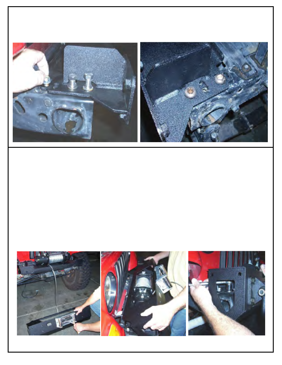 Rugged Ridge XHD Winch Mount Front Bumper, 76-06 Jeep CJ & Wrangler Models User Manual | Page 3 / 4