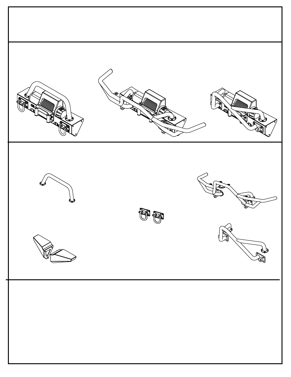 Rugged Ridge XHD Winch Mount Front Bumper, 76-06 Jeep CJ & Wrangler Models User Manual | Page 4 / 4