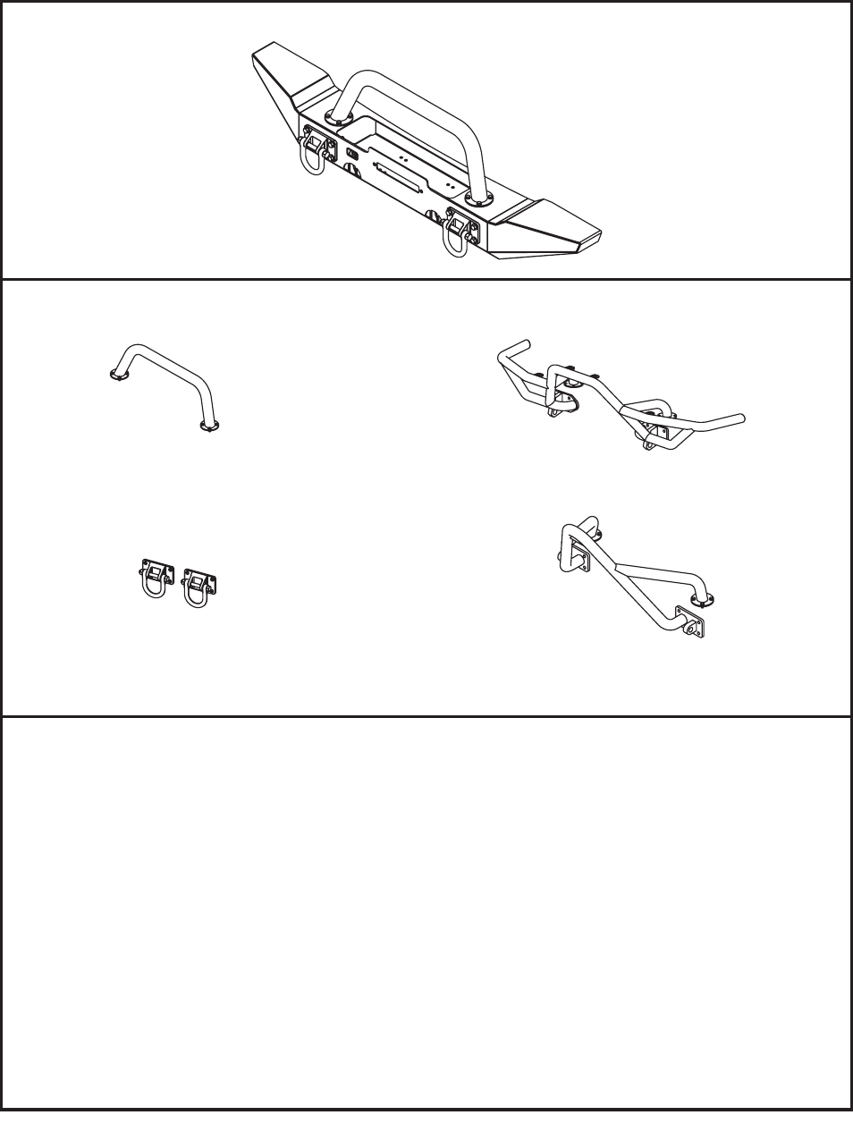Rugged Ridge Standard Bumper Ends, XHD Front Bumper, 76-06 Jeep CJ & Wrangler User Manual | Page 2 / 2
