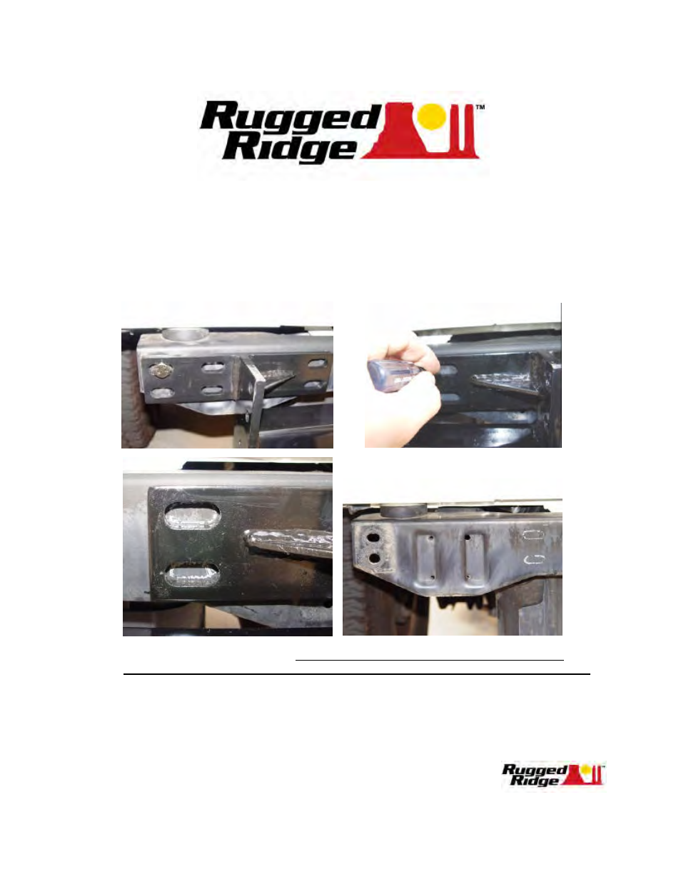 Rugged Ridge 3-Inch Double Tube Rear Bumper, 87-06 Jeep Wrangler User Manual | Page 2 / 4