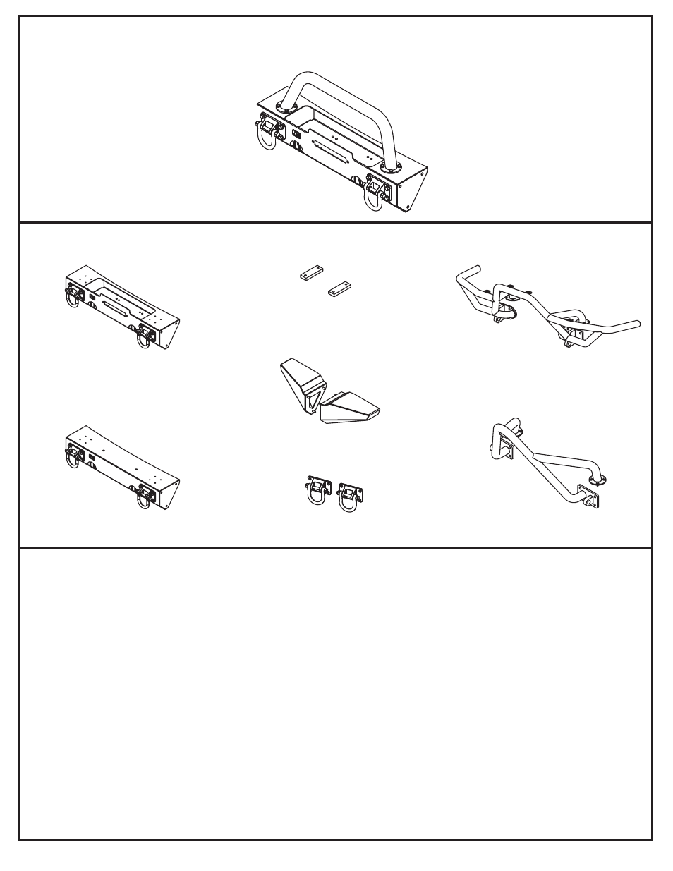 Rugged Ridge Over Rider Center Hoop, XHD Modular Front Bumper User Manual | Page 2 / 2
