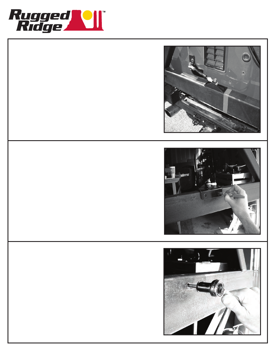 Rugged Ridge Tire Carrier Linkage, 87-06 Jeep Wrangler User Manual | Page 2 / 3