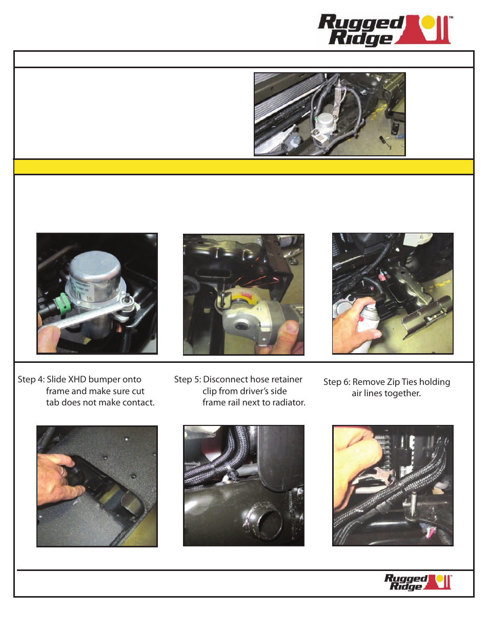 Rugged Ridge XHD Bracket Conversion Kit For JK 2012 User Manual | Page 6 / 7