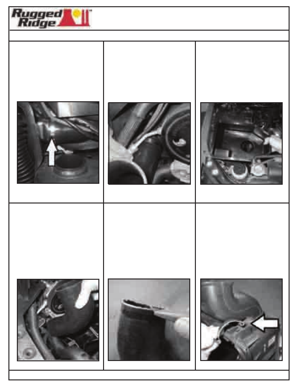 Rugged Ridge XHD Low/High Mount Snorkel System, 07-11 Jeep Wrangler (JK) User Manual | Page 10 / 27