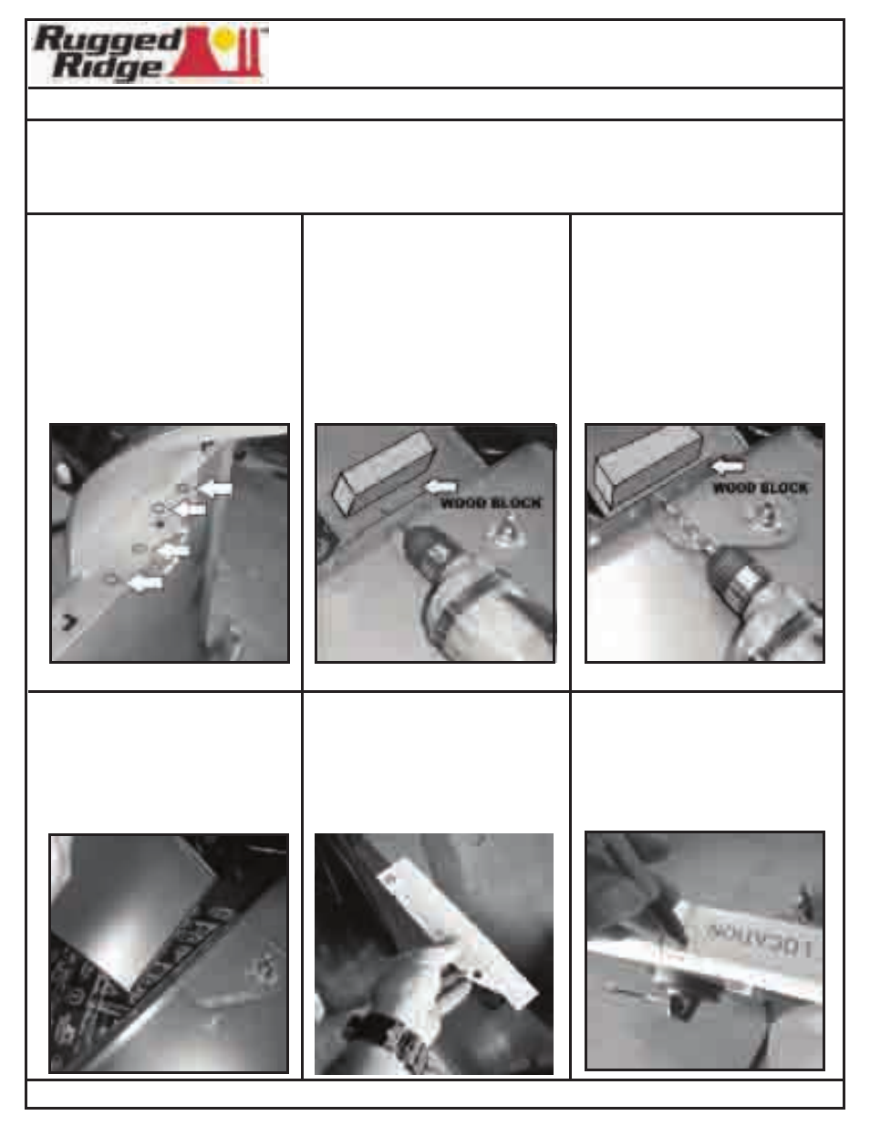 Warning! - important safety information | Rugged Ridge XHD Low/High Mount Snorkel System, 07-11 Jeep Wrangler (JK) User Manual | Page 5 / 27