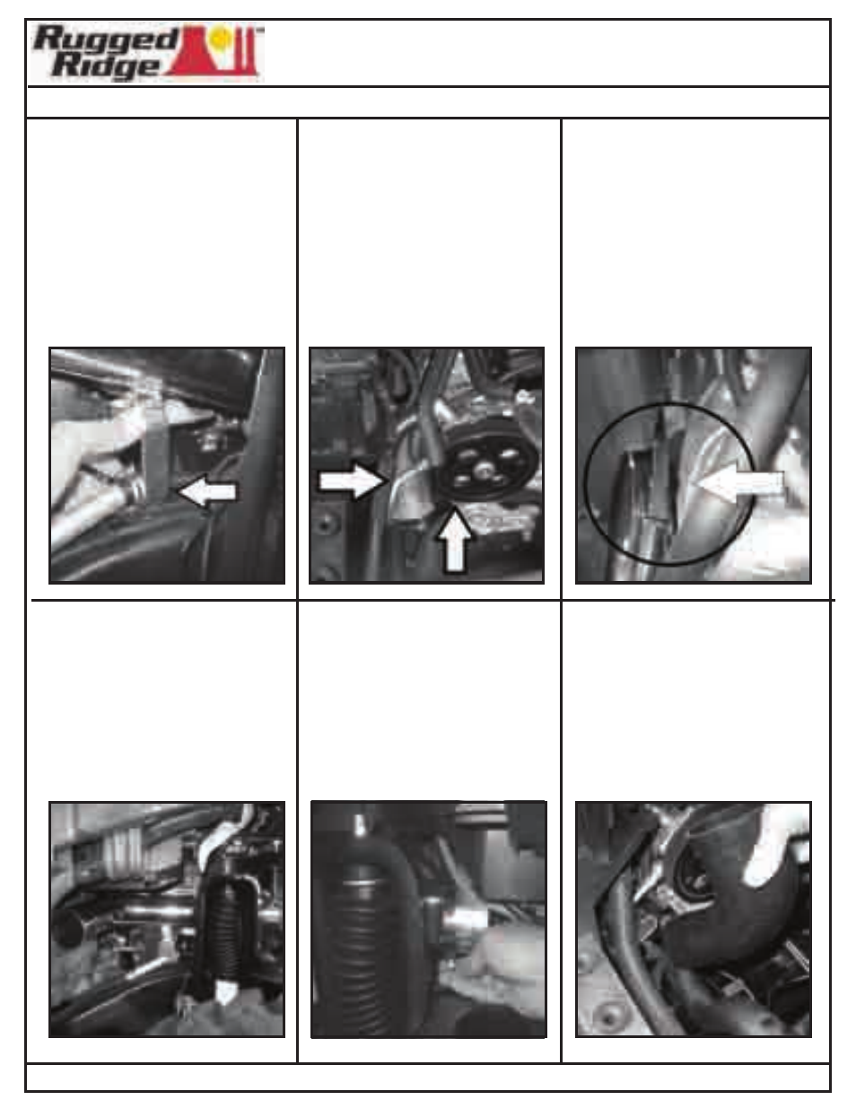 Rugged Ridge XHD Low/High Mount Snorkel System, 07-11 Jeep Wrangler (JK) User Manual | Page 9 / 27