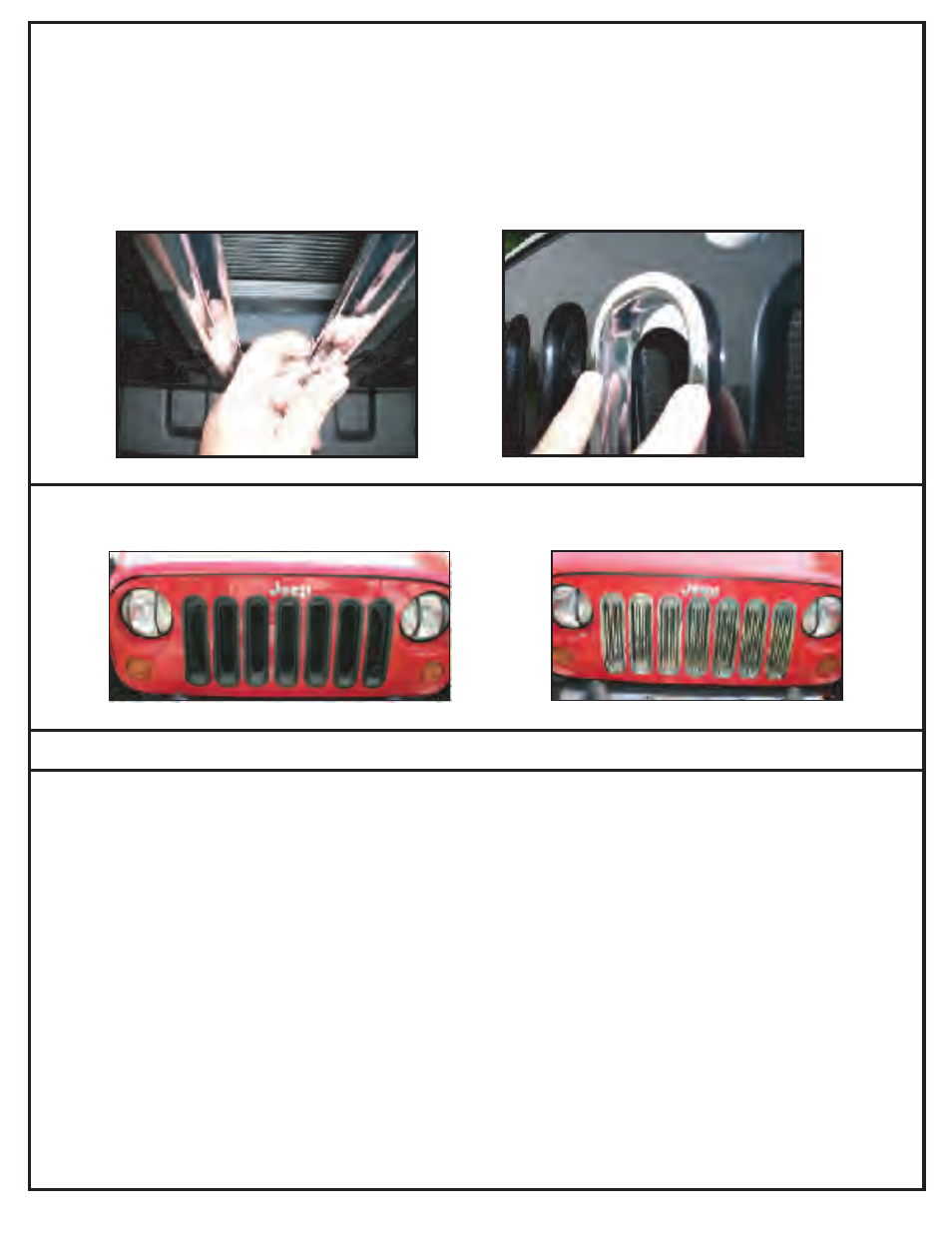 Rugged Ridge Billet Grille Insert, Black, 07-14 Jeep Wrangler User Manual | Page 2 / 2