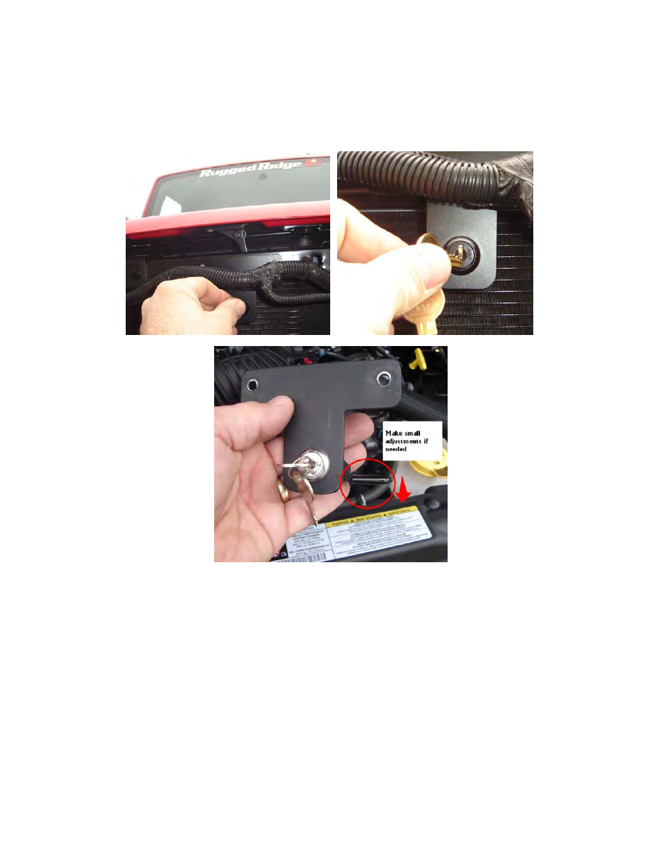 Rugged Ridge Hood Lock Kit, 07-14 Jeep Wrangler (JK) User Manual | Page 3 / 4