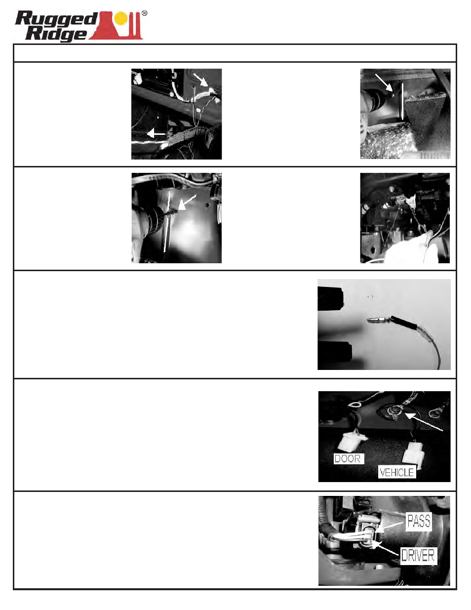 Rugged Ridge Door Mirror with LED Signals, Chrome, Left, 07-14 Jeep Wrangler (JK) User Manual | Page 2 / 2