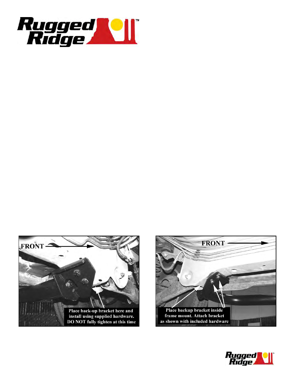 Rugged Ridge 3-Inch Round Side Tube Steps, 99-04 Jeep Grand Cherokee (WJ) User Manual | 1 page