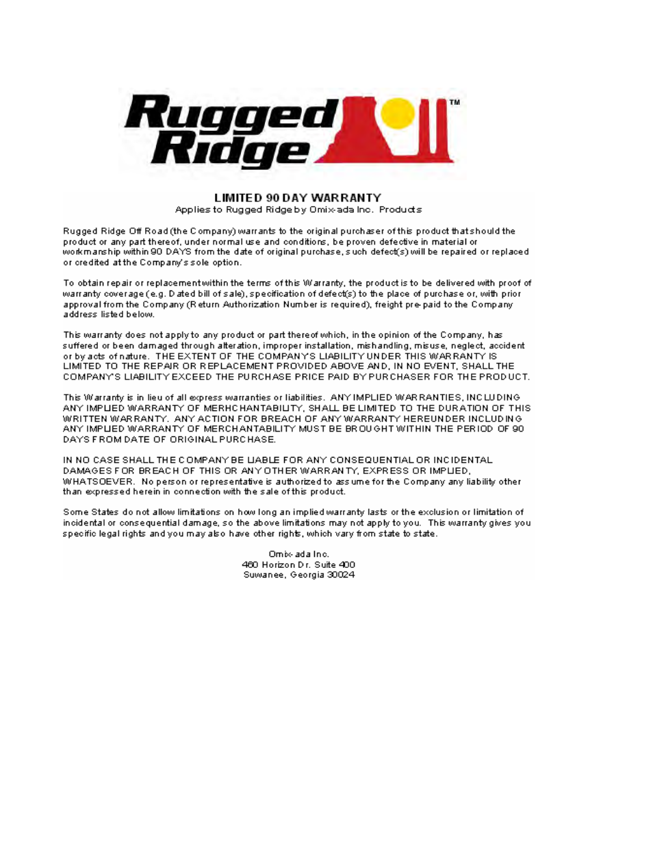 Rugged Ridge 6-Speaker Overhead Sound Bar, Black Denim, 87-06 Jeep Wrangler User Manual | Page 3 / 4