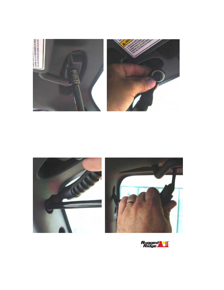 Rugged Ridge Rear Side Grab Handles, Red, 07-14 Jeep Wrangler Unlimited (JK) User Manual | Page 4 / 4