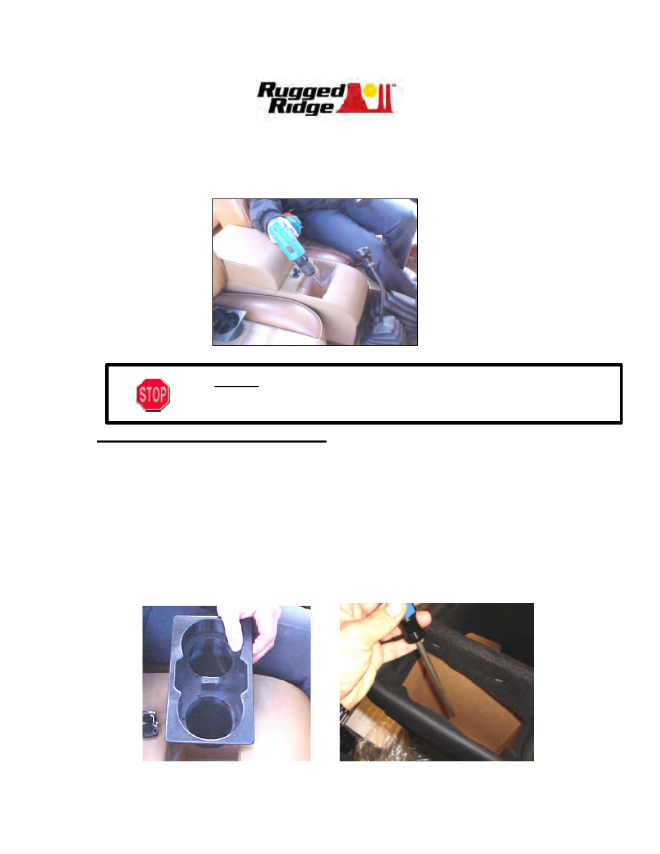 Rugged Ridge Ultimate II Locking Console, Gray, 76-95 Jeep CJ & Wrangler User Manual | Page 4 / 5