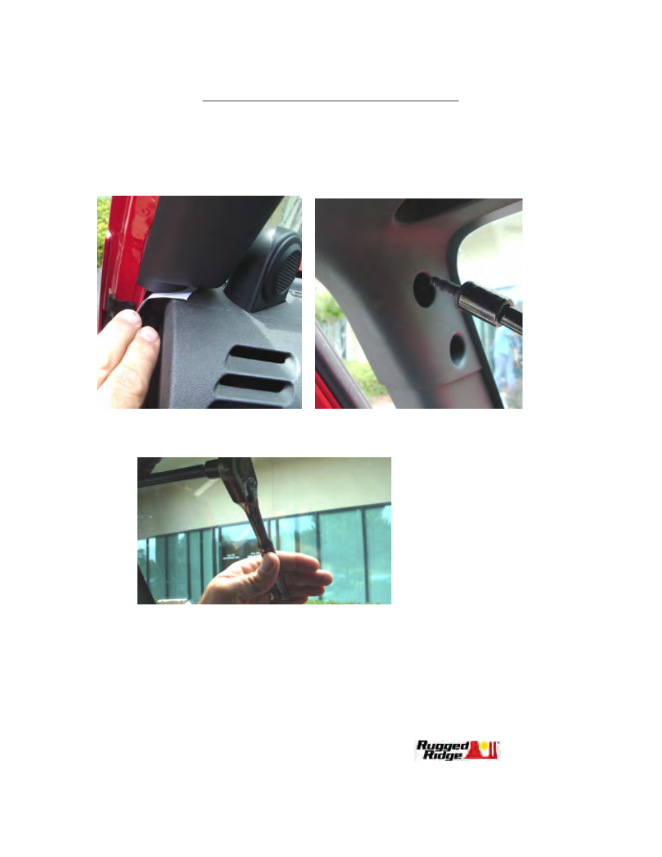 Rugged Ridge Rear Dual Grab Strap, Black, 07-14 Jeep Wrangler Unlimited (JK) User Manual | Page 3 / 4