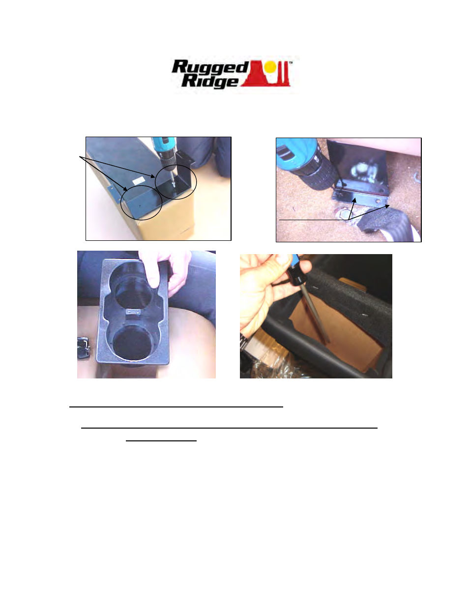 Rugged Ridge Ultimate Locking Console, Gray, 76-95 Jeep CJ & Wrangler User Manual | Page 3 / 5