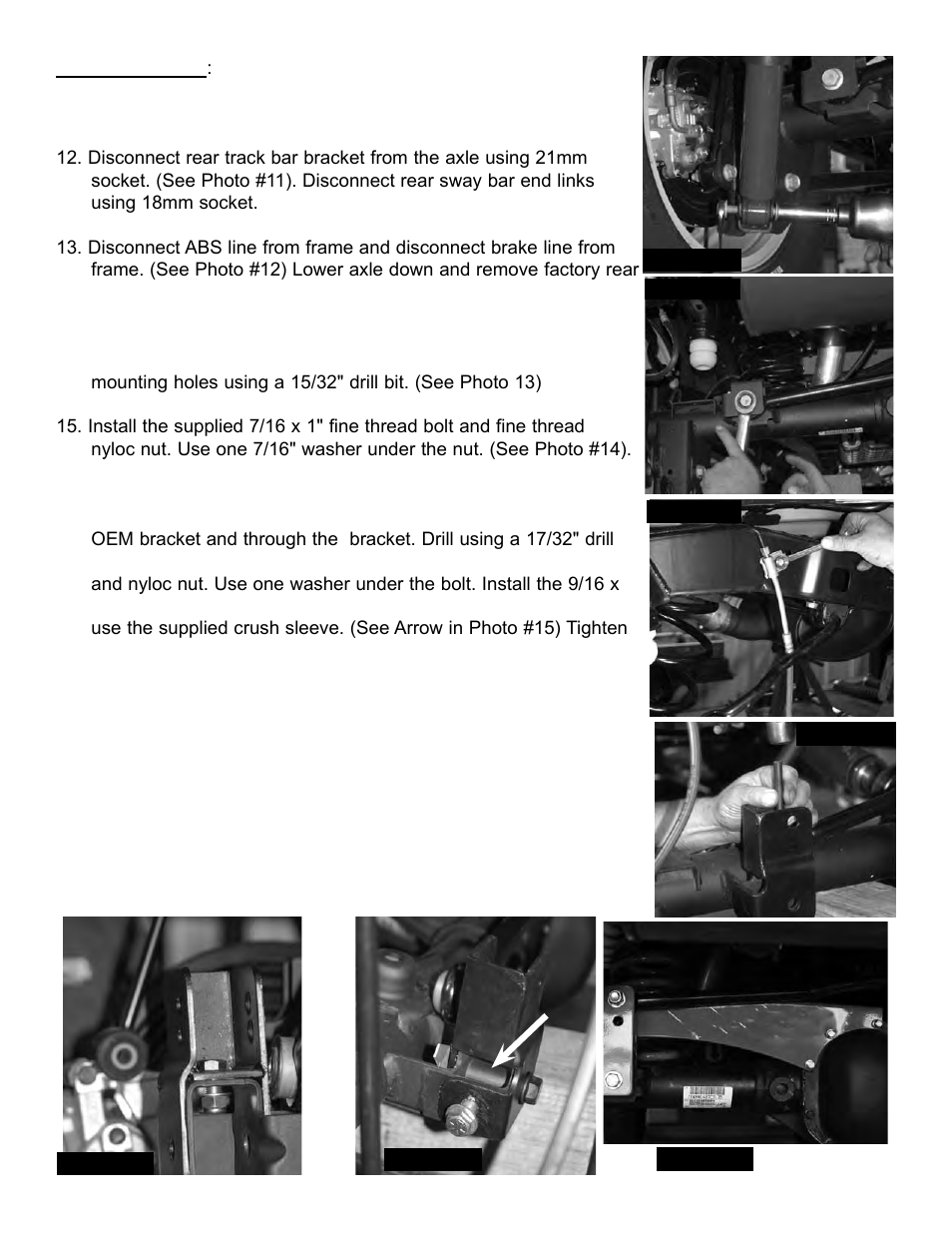 Rugged Ridge 4-Inch Lift Kit with Shocks, 07-14 Jeep Wrangler (JK) User Manual | Page 4 / 6