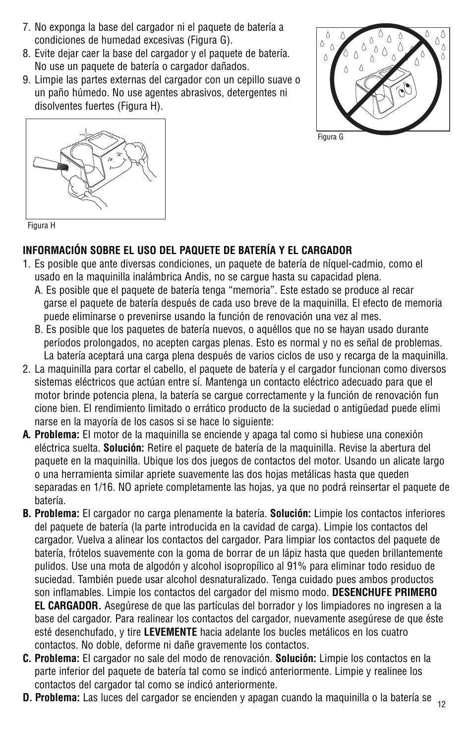 Andis Company Model BGR BGRC User Manual | Page 13 / 26