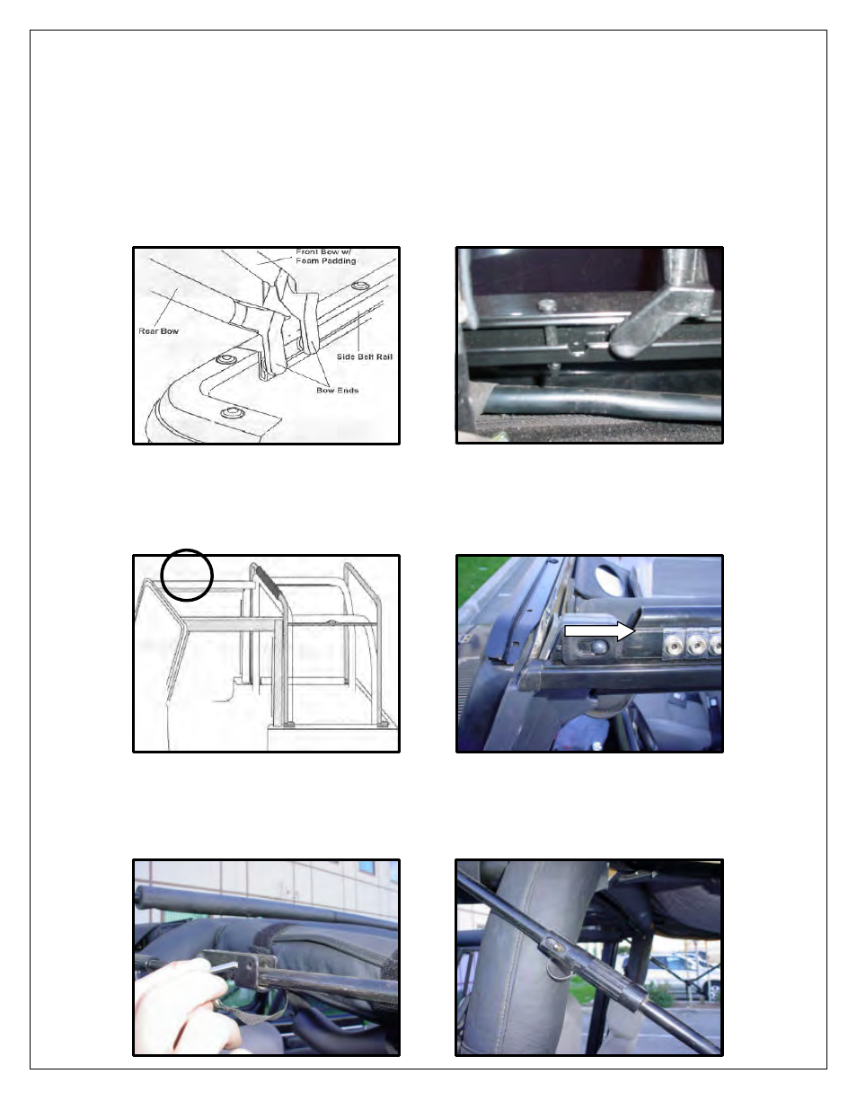 Rugged Ridge Factory Replacement Soft Top Hardware, 87-95 Jeep Wrangler (YJ) User Manual | Page 5 / 6
