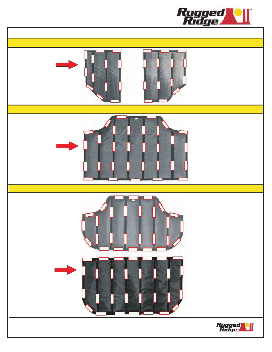 Rugged Ridge Hardtop Insulation Kit, 4-Door, 07-10 Jeep Wrangler (JK) User Manual | Page 2 / 2