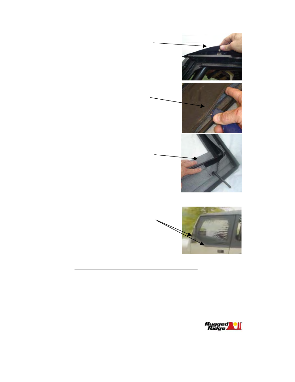 Care and maintenance of your new top | Rugged Ridge XHD Soft Top, Black, Clear Windows, 88-95 Jeep Wrangler (YJ) User Manual | Page 5 / 6