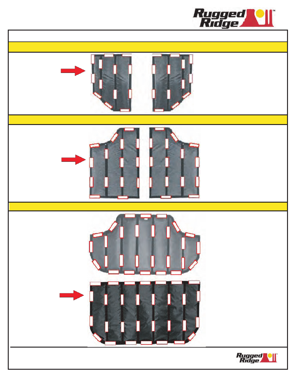 Rugged Ridge Hardtop Insulation Kit, 2-Door, 11-14 Jeep Wrangler (JK) User Manual | Page 2 / 2