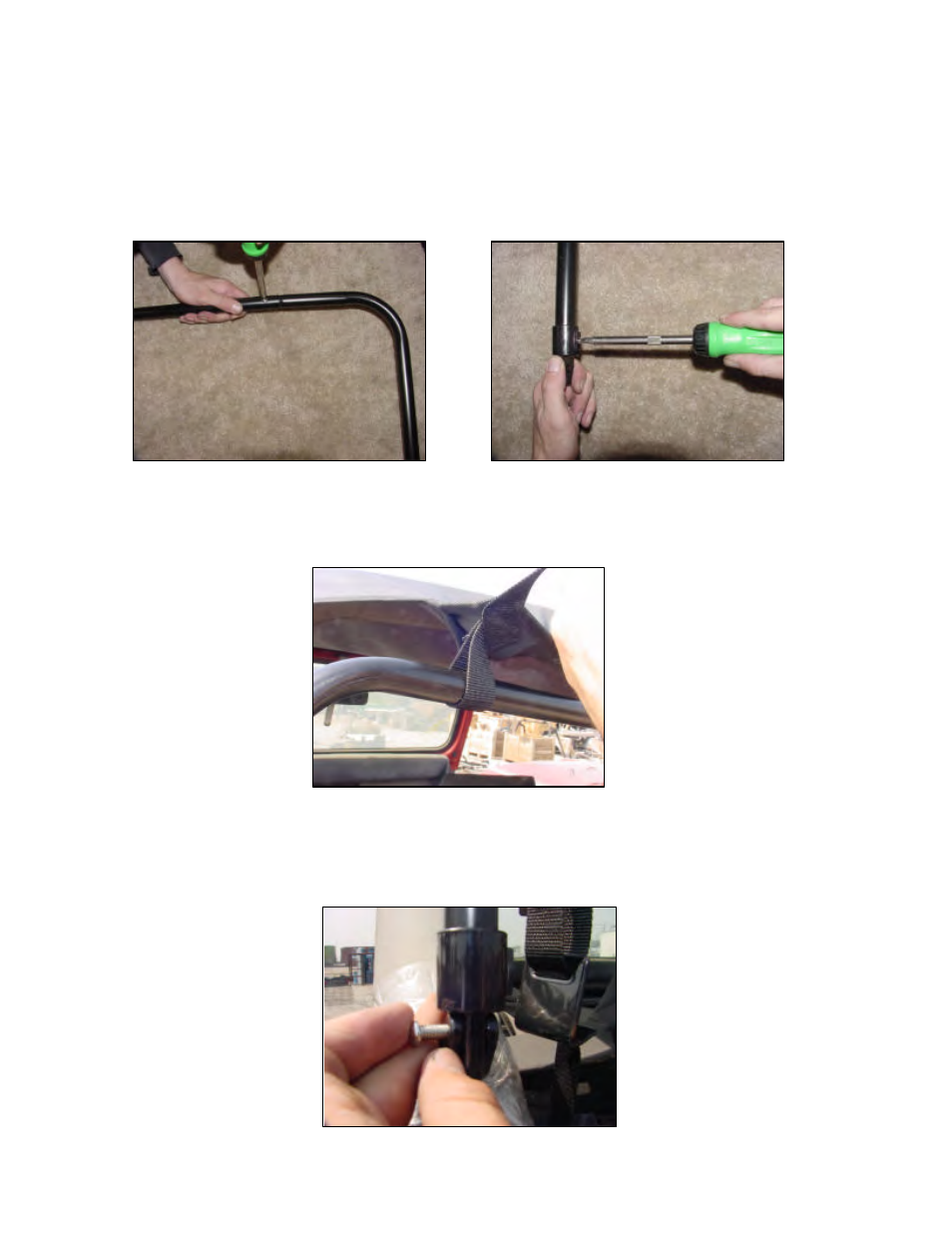 Rugged Ridge Roll Bar Top, Black Denim, 76-86 Jeep CJ7 and 87-91 Wrangler (YJ) User Manual | Page 2 / 4