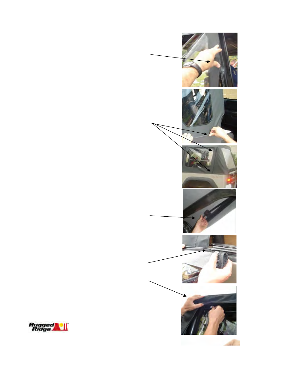 Rugged Ridge Soft Top With Door Skins, Spice, Tinted Windows, 88-95 Jeep Wrangler User Manual | Page 4 / 6