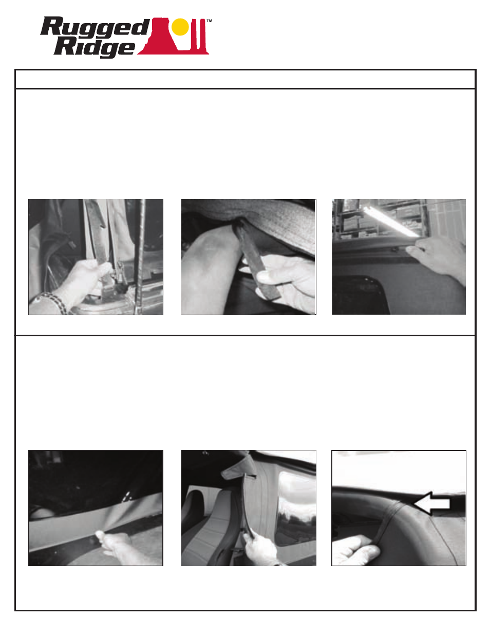 Rugged Ridge Sailcloth Bowless XHD Soft Top, Spice, 97-06 Jeep Wrangler User Manual | Page 4 / 7