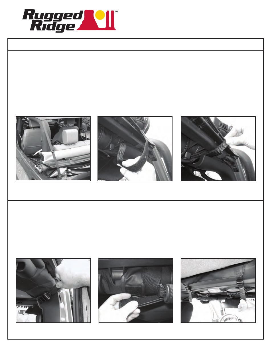 Jeep® jk wrangler summer top ( 2dr) | Rugged Ridge Mesh Summer Brief, 10-14 Jeep Wrangler (JK) User Manual | Page 2 / 3