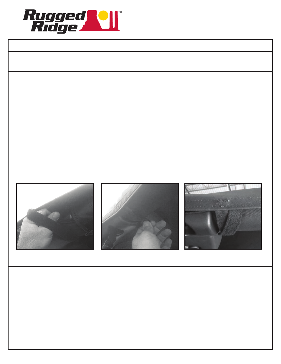 Jeep® jk wrangler summer top ( 4dr) | Rugged Ridge Mesh Summer Brief, 10-14 Jeep Wrangler (JK) User Manual | Page 3 / 3