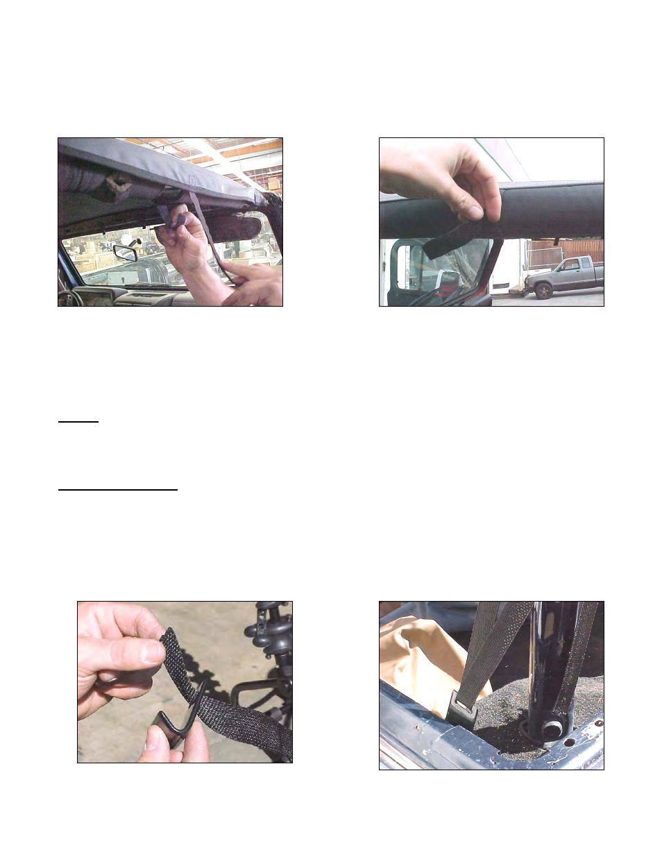 Rugged Ridge Summer Brief Top, Gray, 92-95 Jeep Wrangler (YJ) User Manual | Page 2 / 3