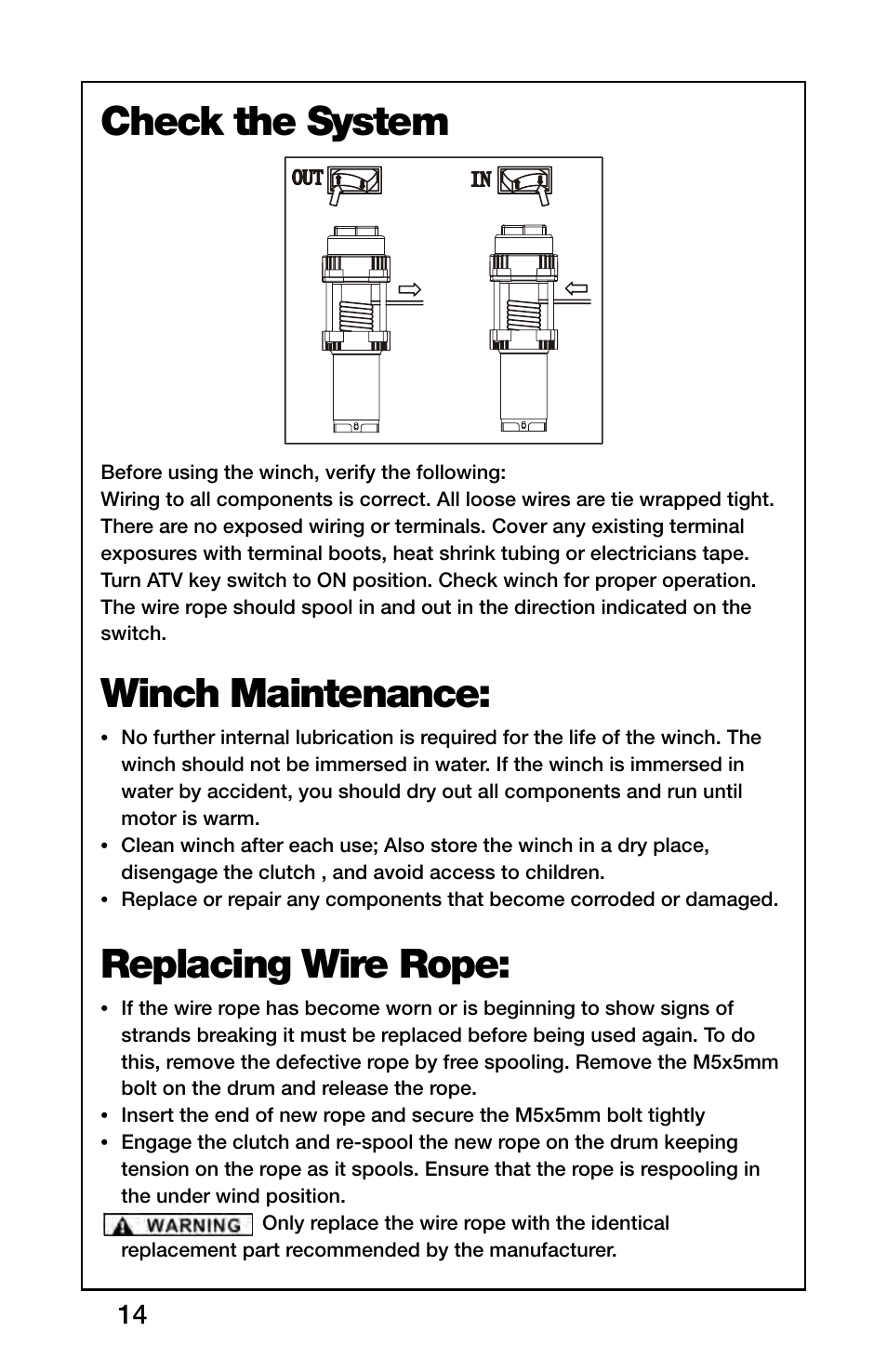 Rugged Ridge 2,500 Pound Heavy Duty Winch, ATV/UTV User Manual | Page 14 / 21