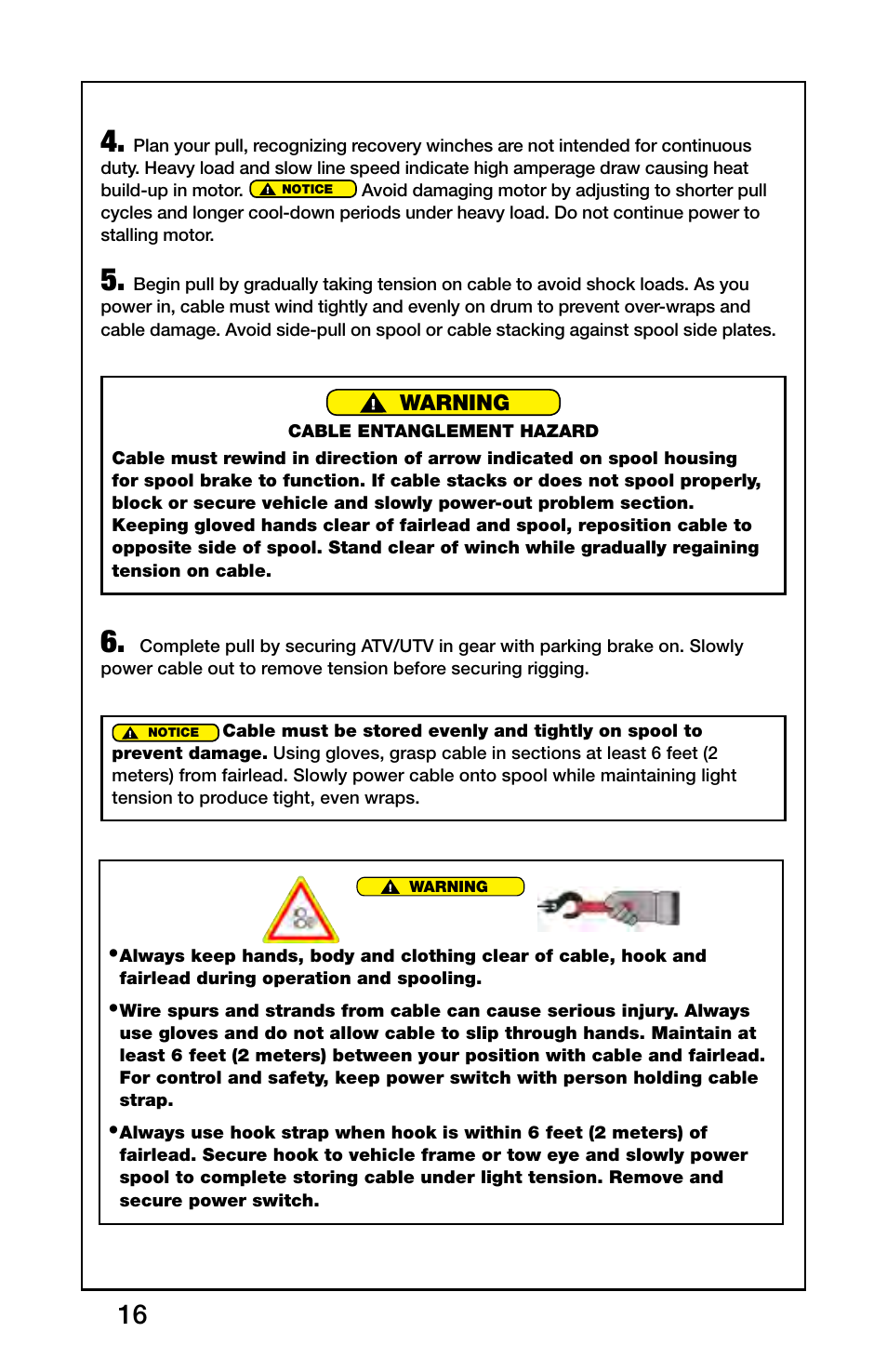 Rugged Ridge 2,500 Pound Heavy Duty Winch, ATV/UTV User Manual | Page 16 / 21