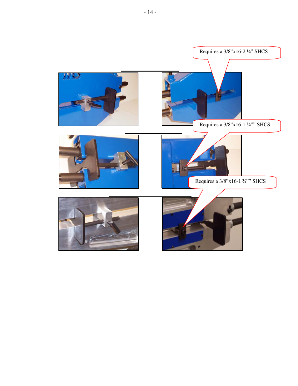 009 depth stop installation instructions | Mittler Bros Machine & Tool 204-36 User Manual | Page 14 / 15