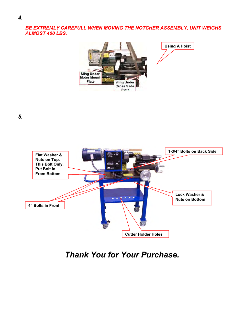 Mittler Bros Machine & Tool 400-VSUADJ User Manual | Page 27 / 38