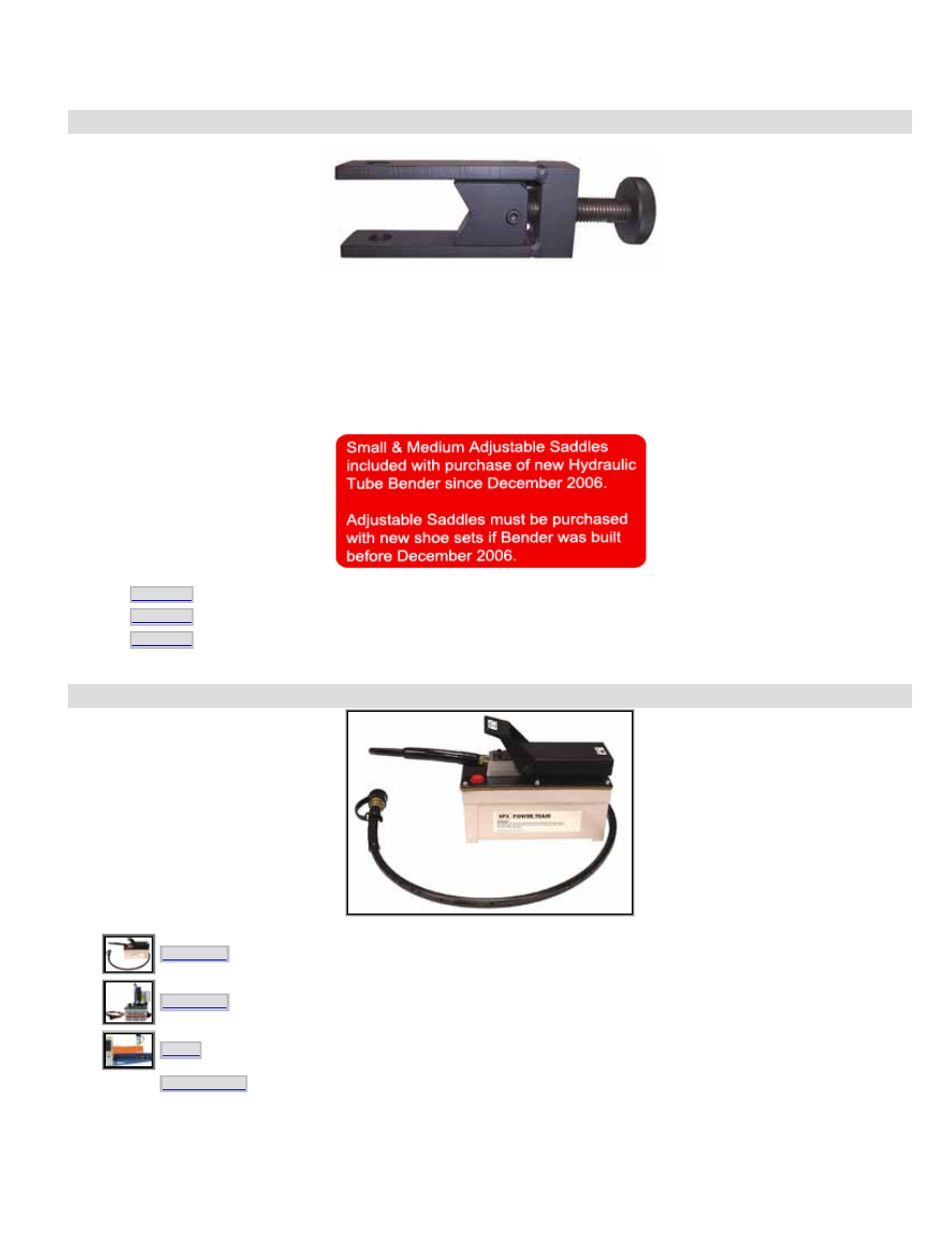 Optional equipment, Pumps | Mittler Bros Machine & Tool 900 User Manual | Page 13 / 16