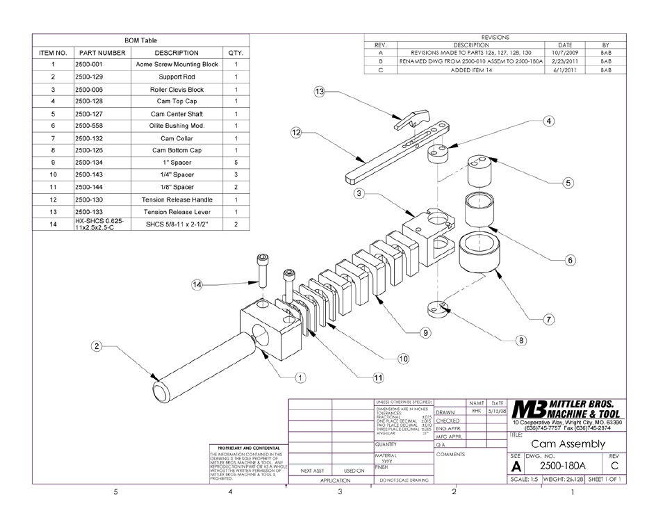 Mittler Bros Machine & Tool 2500 User Manual | Page 21 / 28