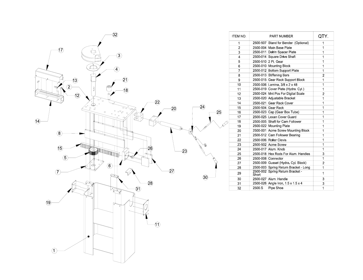 Mittler Bros Machine & Tool 2500 User Manual | Page 11 / 16