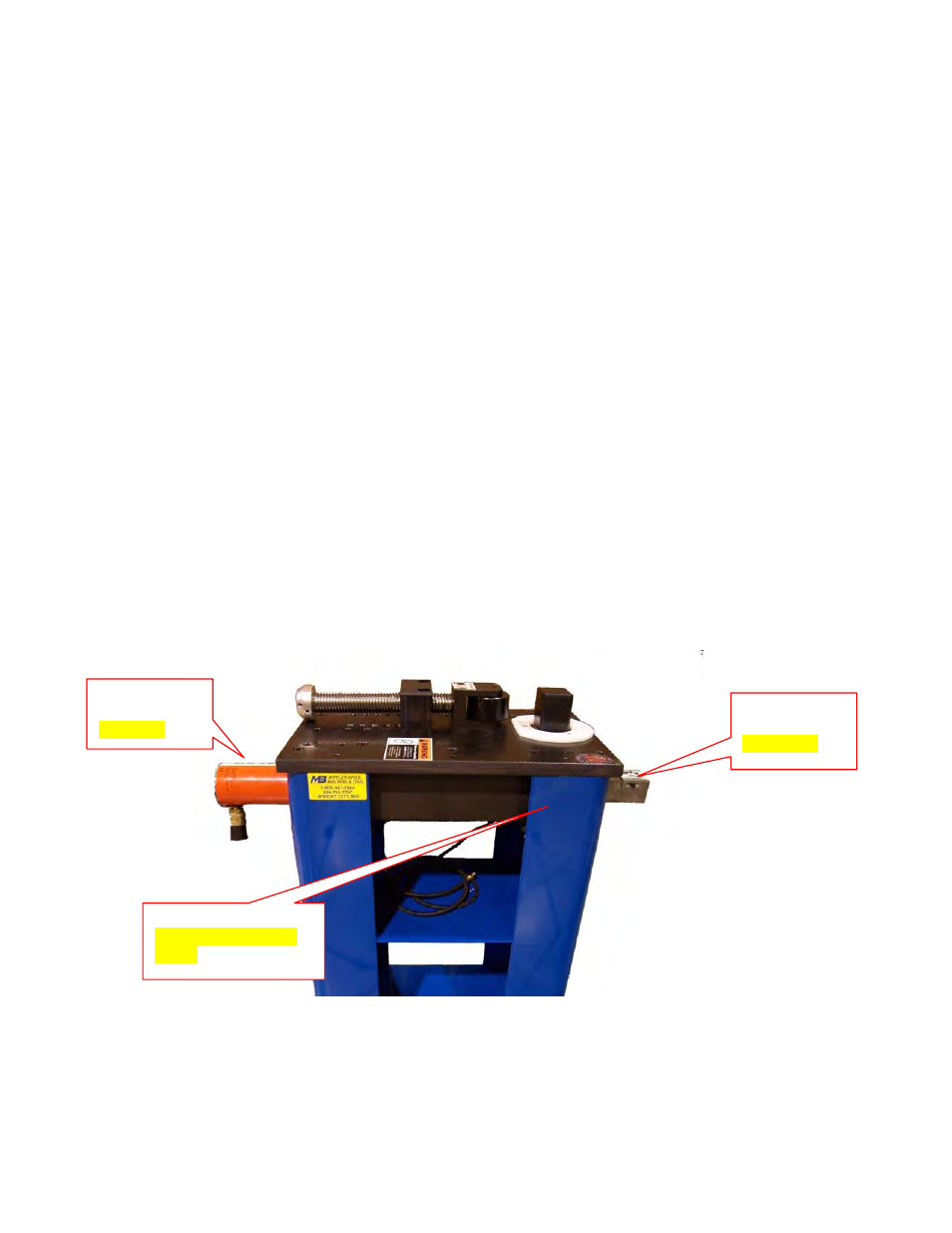 Mittler Bros Machine & Tool 2500-400 Bend Stop User Manual | Page 2 / 2