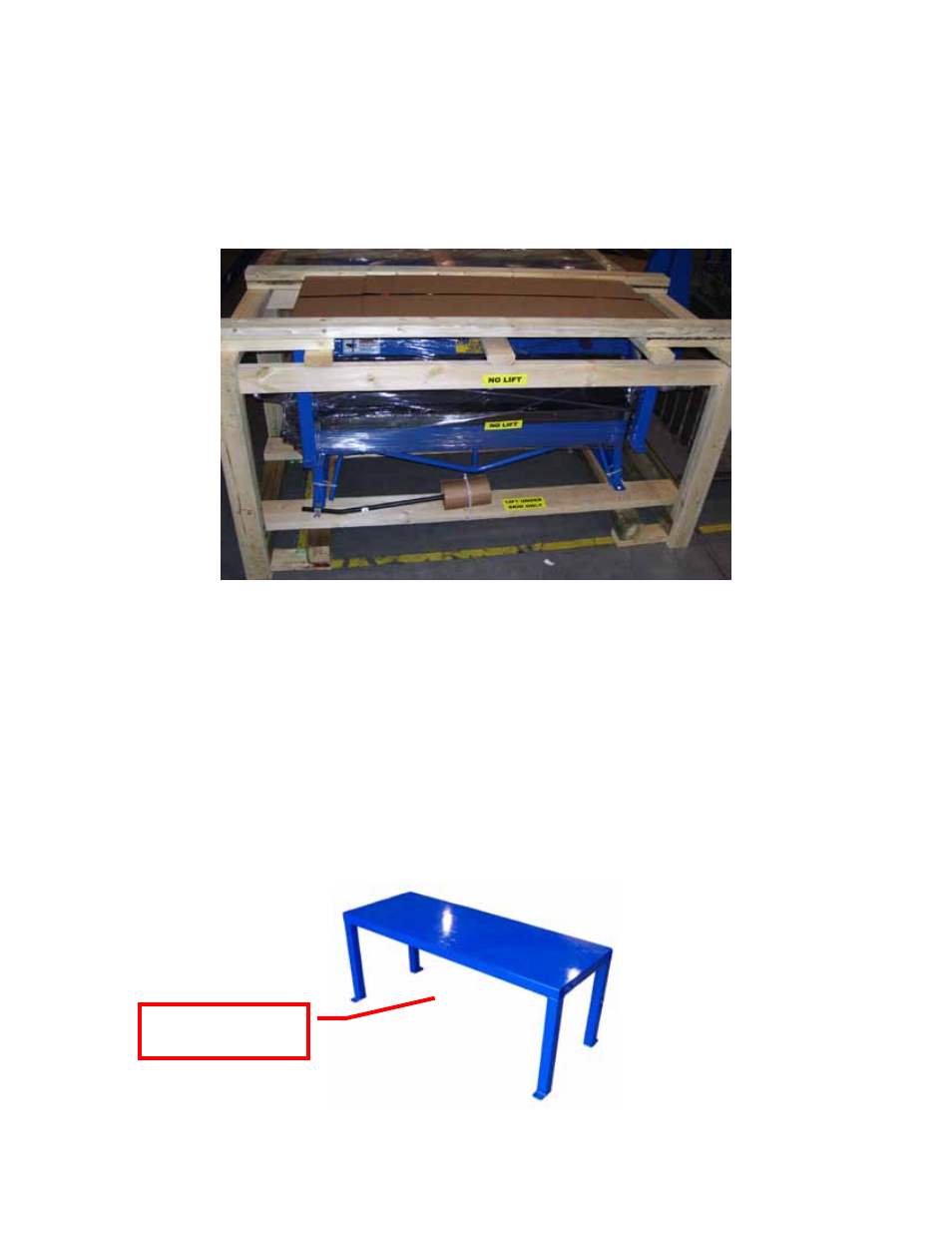 Installation | Mittler Bros Machine & Tool 2800 Straight Brake User Manual | Page 4 / 20
