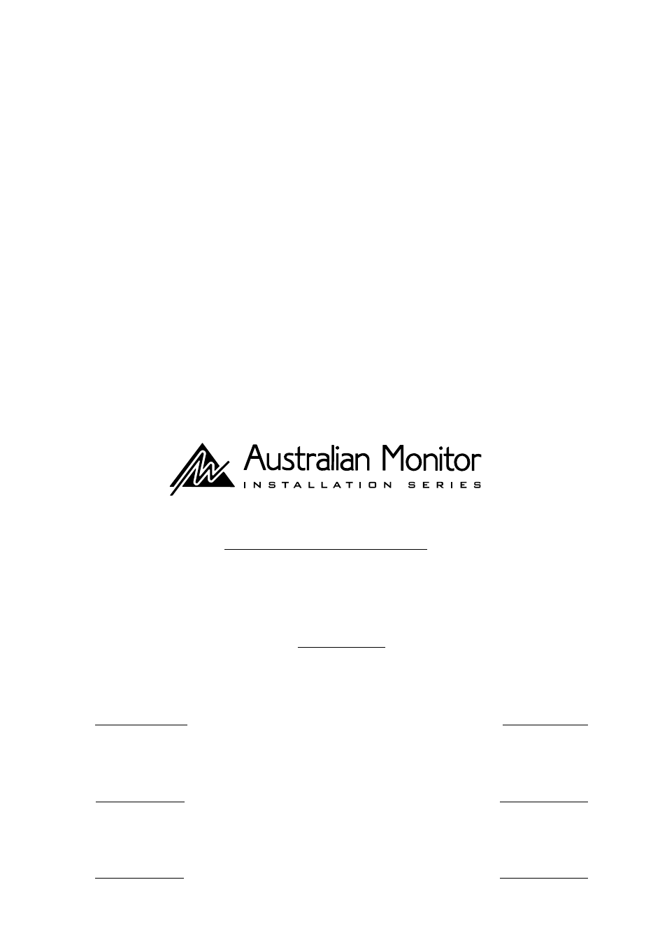 Sydney (nsw & act sales), Melbourne (vic & tas sales), Brisbane (qld sales) | Adelaide (sa & nt sales), Perth (wa sales), Auckland (nz sales), Export sales & corporate head office | Australian Monitor ACM120 User Manual | Page 6 / 6