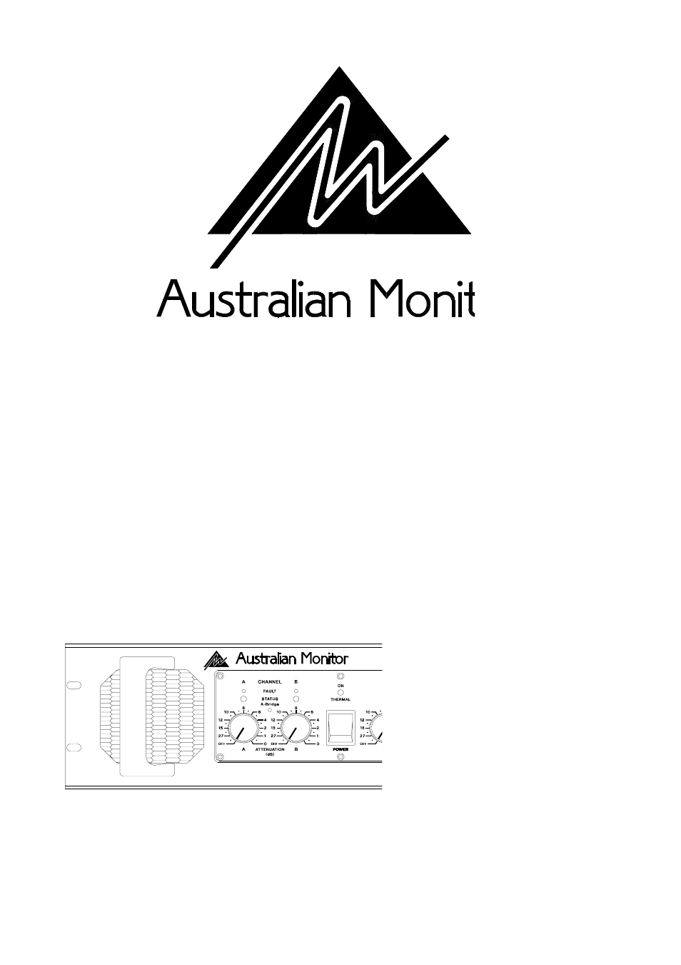 Australian Monitor AM1200 User Manual | 20 pages