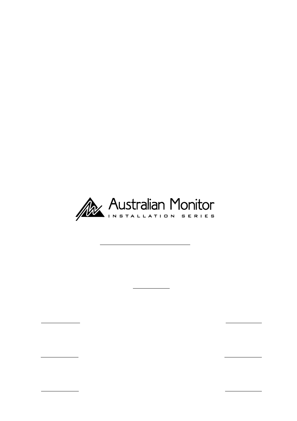 Sydney (nsw & act sales), Melbourne (vic & tas sales), Brisbane (qld sales) | Adelaide (sa & nt sales), Perth (wa sales), Auckland (nz sales), Export sales & corporate head office | Australian Monitor ACM120XL User Manual | Page 8 / 8