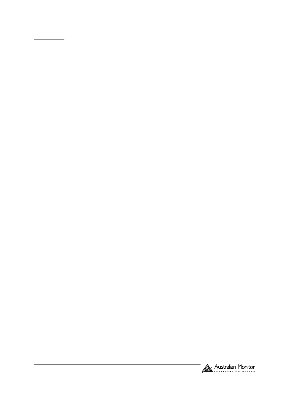 Australian Monitor Audio Telex ACM250 User Manual | Page 5 / 7